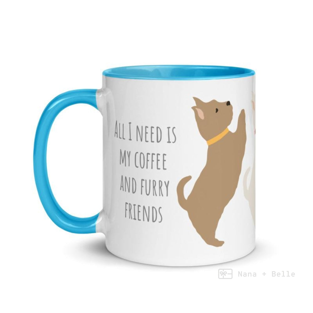 Terrier Mug With Color Inside