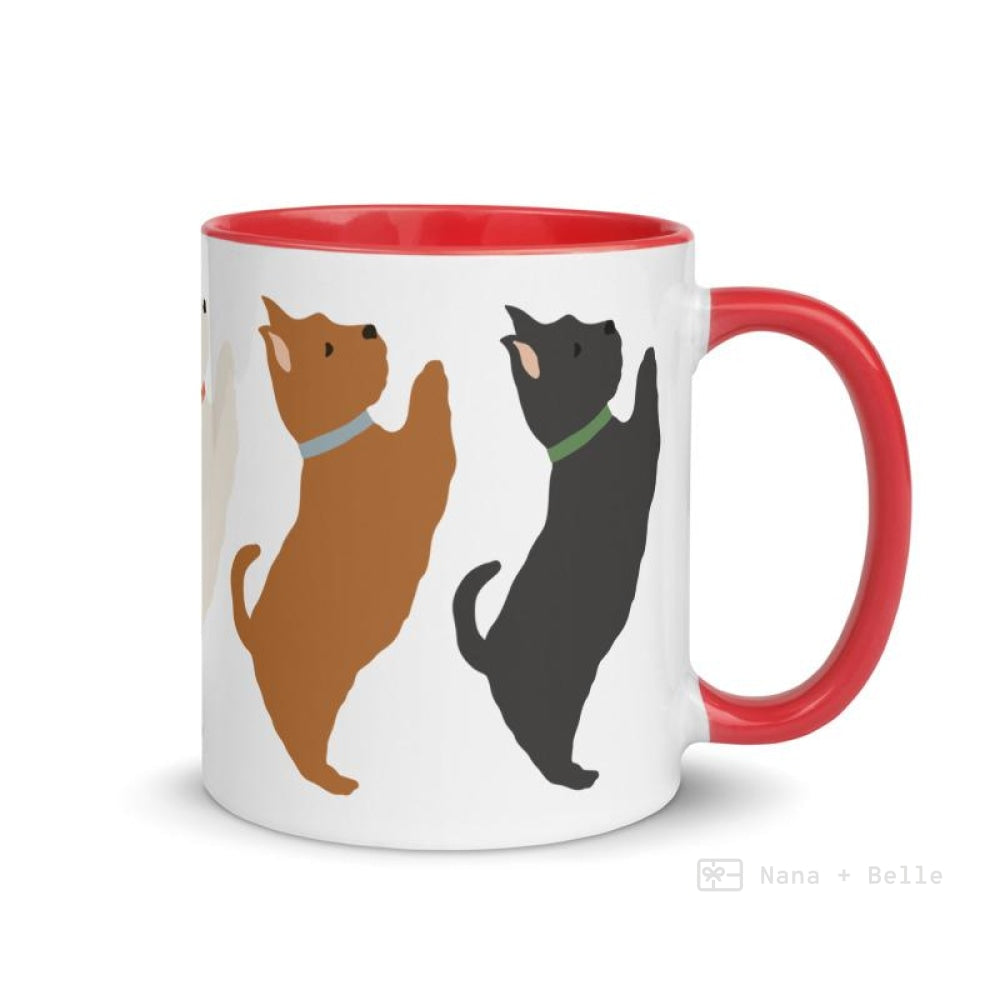 Terrier Mug With Color Inside