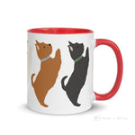 Load image into Gallery viewer, Terrier Mug With Color Inside
