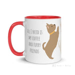 Load image into Gallery viewer, Terrier Mug With Color Inside
