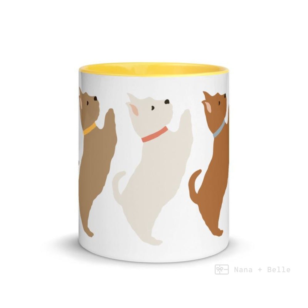 Terrier Mug With Color Inside