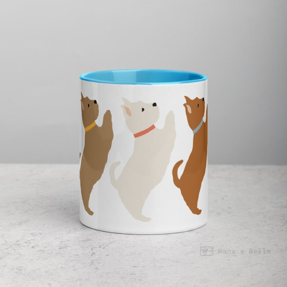 Terrier Mug With Color Inside