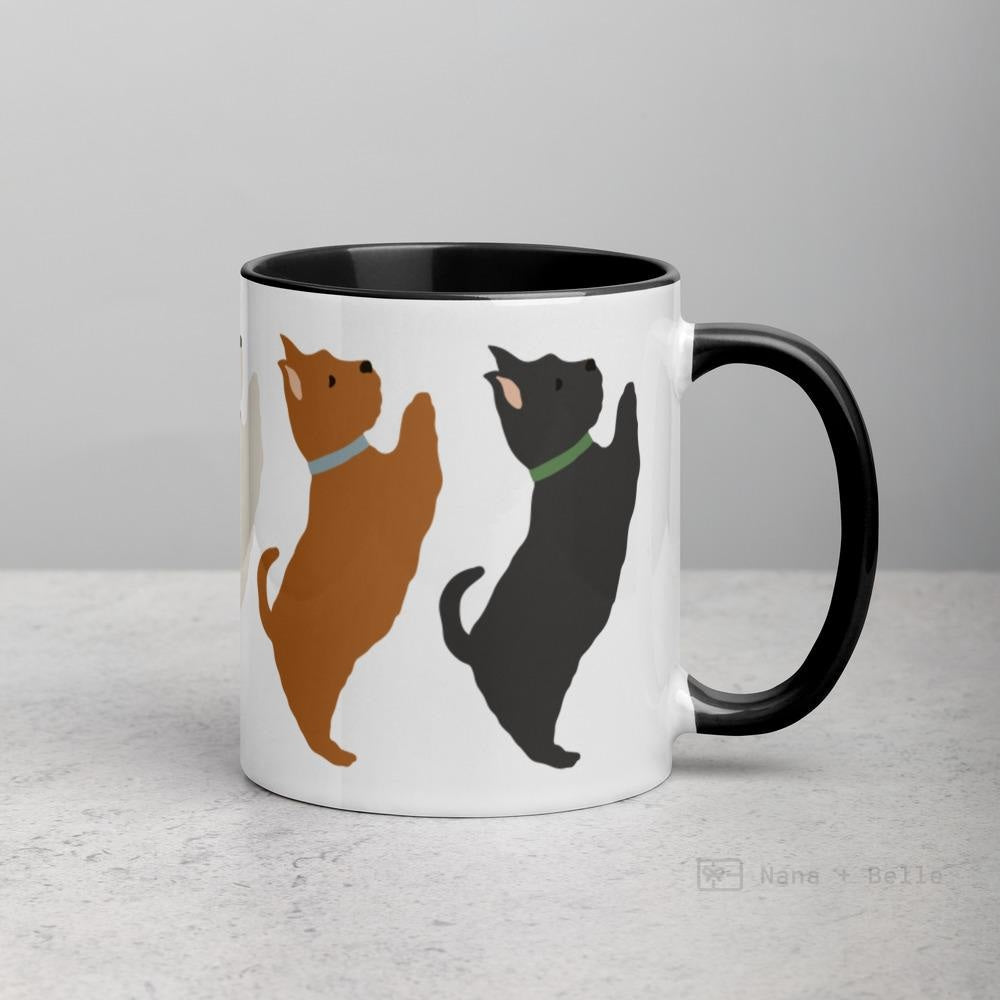 Terrier Mug With Color Inside