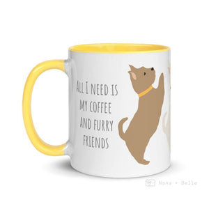 Terrier Mug With Color Inside