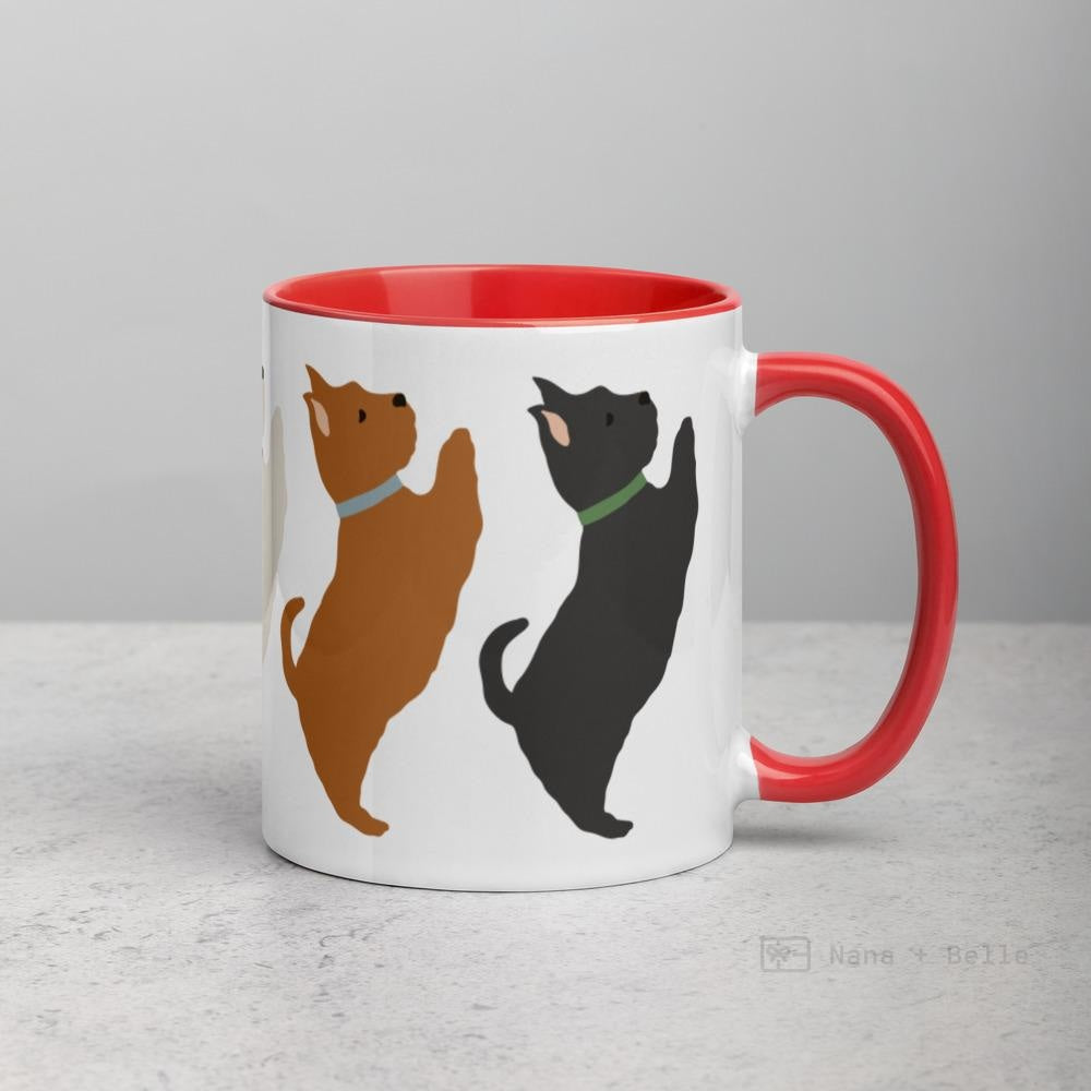 Terrier Mug With Color Inside