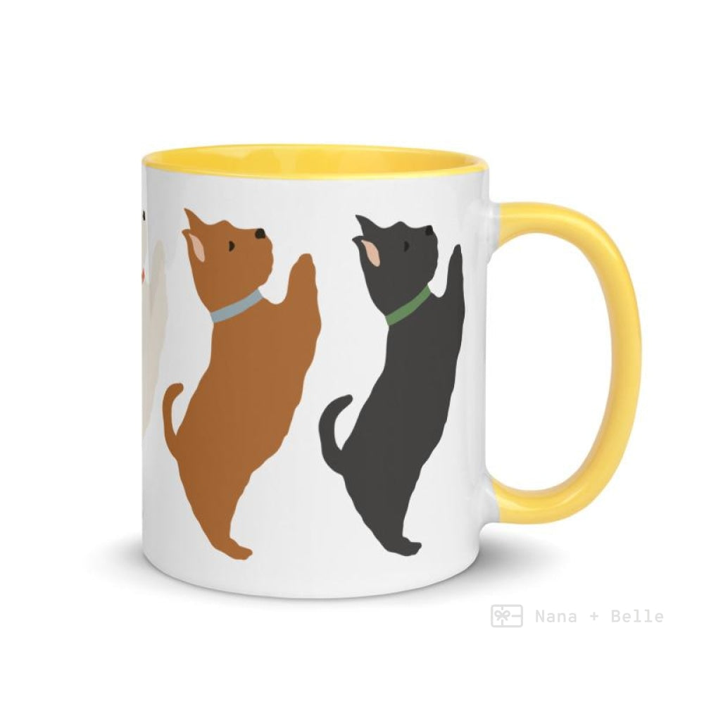 Terrier Mug With Color Inside