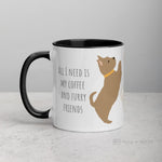 Load image into Gallery viewer, Terrier Mug With Color Inside Black
