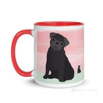 Load image into Gallery viewer, Pug Mug With Color Inside Mugs
