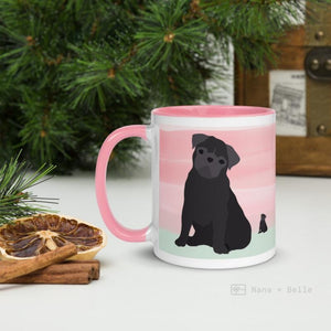 Pug Mug With Color Inside Mugs