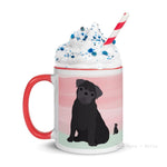 Load image into Gallery viewer, Pug Mug With Color Inside Mugs
