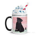 Load image into Gallery viewer, Pug Mug With Color Inside Mugs
