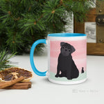 Load image into Gallery viewer, Pug Mug With Color Inside Mugs
