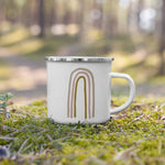 Load image into Gallery viewer, Rainbow enamel mug, kids unbreakable cup, enamel mug, rainbow cup, chocolate mug - Nana + Belle
