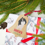 Load image into Gallery viewer, Shih tzu Santa&#39;s little helper Wooden Christmas bell ornaments
