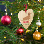 Load image into Gallery viewer, Sausage dog Christmas Wooden ornaments
