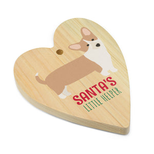 Corgi Christmas Wooden ornaments