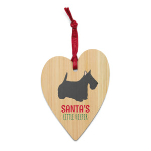 Scottish Terrier Christmas Wooden ornaments