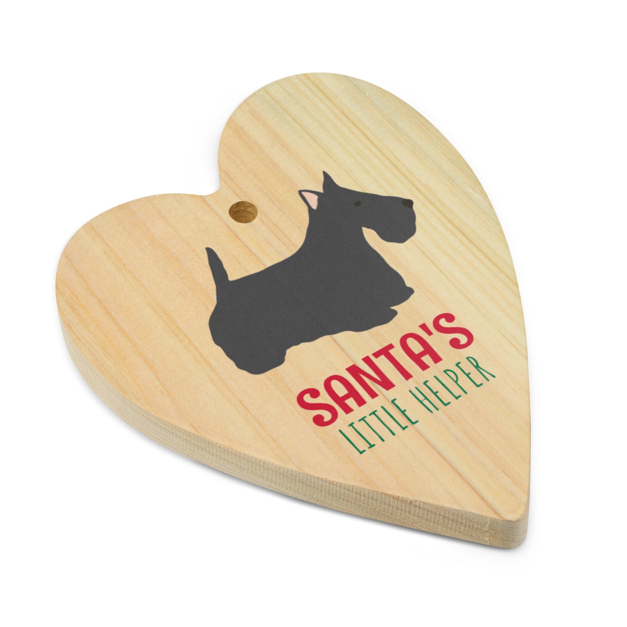 Scottish Terrier Christmas Wooden ornaments