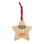 Load image into Gallery viewer, Miniature Schnauzer Christmas Wooden ornaments
