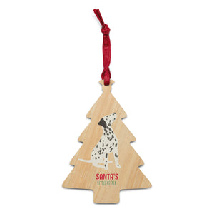 Dalmatian Wooden Christmas ornaments