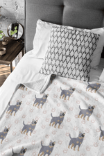 Load image into Gallery viewer, Woof You Blue Heeler Throw Blanket For Australian Cattle Dog Lover
