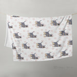 Load image into Gallery viewer, Woof You Blue Heeler Throw Blanket For Australian Cattle Dog Lover
